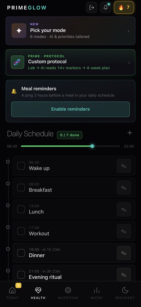 PRIMEGLOW · screenshot 4